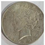 1923 - PEACE SILVER DOLLAR (999 A87)