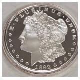 .999 1oz SILVER BULLION COIN (MORGAN COPY) (996 A)