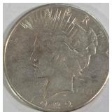 1922 - PEACE SILVER DOLLAR (999 A57)