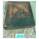 487 - ANTIQUE PHOTO ALBUM (A114)