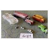 487 - LOT OF VINTAGE COLLECTIBLE CARS & TRUCKS