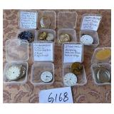 487 - MIXED LOT VINTAGE WATCH PARTS (G168)