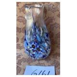 487 - ART GLASS BUD VASE 6"T (G161)
