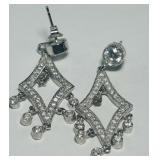 STERLING SILVER EARRINGS 7.70GRS