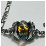 STERLING SILVER NECKLACE 18 INCH 17.60GRS