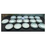 487 - THIRTY PIECES ROYAL GALLERY DISHWARE (G262)