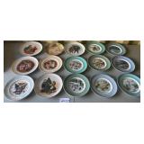 487 - FIFTEEN VINTAGE COLLECTIBLE PLATES (A123)