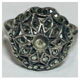 STERLING SILVER RING 3.70GRS
