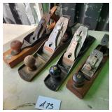 487 - FOUR VINTAGE HAND PLANERS (A75)