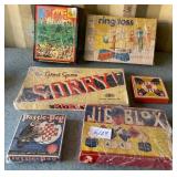487 - LOT OF VINTAGE BOARD GAMES (G129)