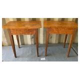 487 - PAIR OF MATCHING SIDE TABLES (G244)