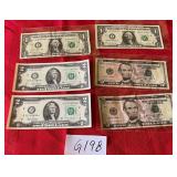 487 - MIXED LOT OF COLLECTIBLE US CURRENCY (G198)