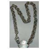 STERLING SILVER NECKLACE UNAUTHETICATED  54.80GRS