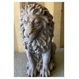487 - LION SCULPTURE 17"T (G138)