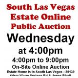 WELCOME TO OUR WED. @4pm ONLINE PUBLIC AUCTION
