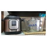 J5 - INSTANT POT, TUB, BUCKET & STRAWS