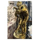 J5 - "THE KISS" STATUETTE 13"T (L19)
