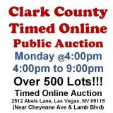 WELCOME TO OUR MON. @4pm ONLINE PUBLIC AUCTION
