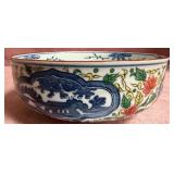 SW - JAPANESE IMARI PORCELAIN BOWL (Q16)