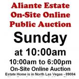 WELCOME TO OUR SUN. @10am ONLINE PUBLIC AUCTION