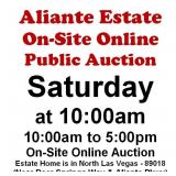 WELCOME TO OUR SAT. @10am ONLINE PUBLIC AUCTION