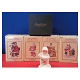 N - SNOW BABY & SANTA CLAUS FIGURINES (N4)