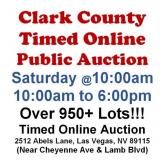 WELCOME TO OUR SAT. @10am ONLINE PUBLIC AUCTION