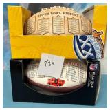 11 - TWO NFL SUPER BOWL FOOTBALLS (T36)