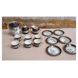 11 - JAPANESE MORIAGE DRAGONWARE TEA SET (B87)