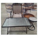 11-PATIO CHAIR, SIDE TABLE, COFFEE TABLE, FIRE PIT