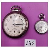 502 - LOT OF TWO POCKETWATCHES (L40)