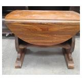 11 - VINTAGE DROP-LEAF ACCENT TABLE