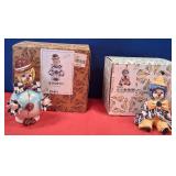 N - VINTAGE ZAMPIVA CERAMIC CLOWN FIGURINES (N24)