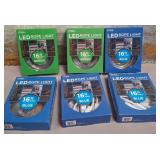 11 - LOT OF GREEN & BLUE LED ROPE LIGHTS (B7)