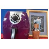 496 - AIR FRYER, FRAMED ART, SHAKER (N157)