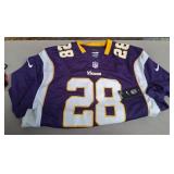 11 - VIKINGS #28 JERSEY NEW SIZE XXL (B22)