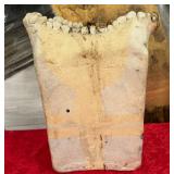 11 - RUSTIC CLAY VASE 14"T (C22)