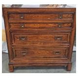 11 - FOUR-DRAWER CHEST WITH TOP INSET