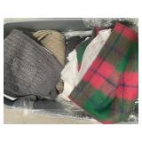 11 - MIXED LOT OF SWEATERS & SCARVES (R24)