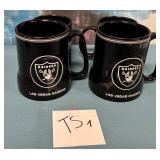 S5 - TWO CERAMIC RAIDERS MUGS (TS1)