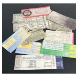 LARGE LOT OF VINTAGE CONCERT & SPORT TICKET STUBS