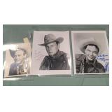 SIGNED MONTE HALE, RAND BROOKS, JOSEPH COTTON