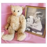 Q - VRY EARLY 1900S STEIFT MOHAIR BEAR (L91)