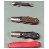 777 - FOUR VINTAGE POCKET KNIVES