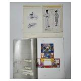 TWO ORIGINAL DISNEY BOOK ILLUSTRATION ART BOARDS