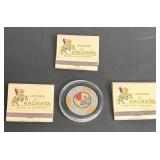 VINTAGE HACIENDA CASINO STRIKE MATCHES & CHIP