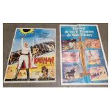 777 - TWO VINTAGE FULL SHEET MOVIE POSTERS