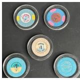 LOT OF VINTAGE LAS VEGAS CASINO CHIPS