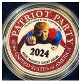 DONALD TRUMP - ONE OUNCE .999 FINE SILVER (J19)