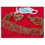 Q - 14K GOLD BRACELET (W9)